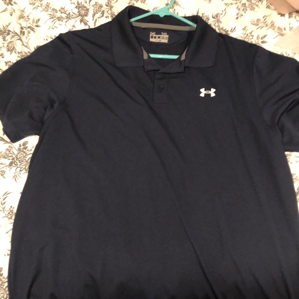 Under Armour Navy Polo XL